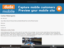 Tablet Screenshot of cortezwatersports.com